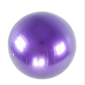 Bola Suiça Pilates 65cm Com Bomba Yoga Abdominais 150 A 200k Roxo- 81186