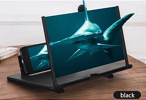 Projetor Amplificador de Tela Suporte Para Celular Preto - 82120