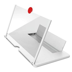 Projetor Amplificador de Tela Suporte Para Celular Branco - 82120