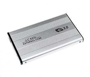 Case Gaveta HD Externo Prata 2.5 Polegadas para Notebook com 1TB/USB 3 0 - 81606