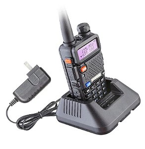 Rádio Comunicador Baofeng Dual Band 5w Com Tela de LCD - 82368