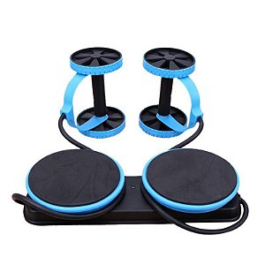 Aparelho Abdominal Multifuncional Azul Com Rodas - 82704-1