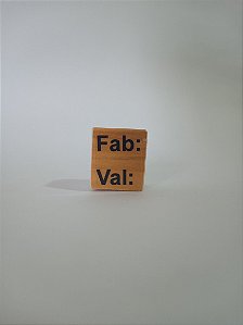 Mini Carimbo - Fab: Val: