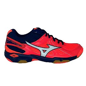 TÊNIS MIZUNO WAVE TWISTER 4 CORAL FEMININO