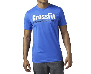 CAMISETA REEBOK CROSSFIT RC FEF TEE MASCULINA AZUL