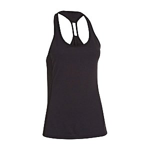 REGATA UNDER ARMOUR FLY-BY MESH TANK FEMININA PRETA