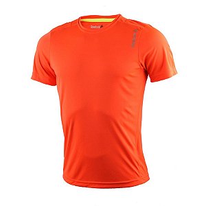 CAMISETA REEBOK RE SS TEE MASCULINA LARANJA