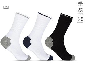 KIT MEIAS HOAHI CANO ALTO MASCULINA 3 PARES