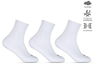 KIT MEIAS HOAHI CANO MÉDIO C/3 PARES FEMININA