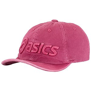 BONÉ ASICS STRAPBACK BÁSICO FEMININO VINHO