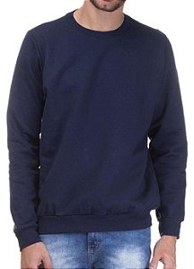 BLUSA MOLETOM MALWEE MASCULINA AZUL
