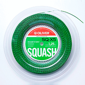 CORDA OLIVER SQUASH SQ-X5 VERDE - ROLO 200 METROS