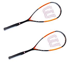 2 RAQUETES SQUASH WILSON HAMMER 130 GRAMAS