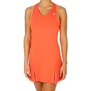VESTIDO ASICS W TENNIS + SHORTS LARANJA