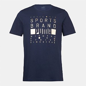 CAMISETA PUMA FOIL TEE AZUL ESCURO