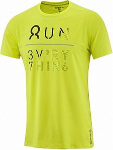 CAMISETA REEBOK OSR SS GRPH MASCULINA LIMÃO