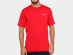 CAMISETA UNDER ARMOUR LOCKER SLEEVE VERMELHA - NELSPORTS