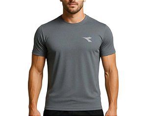 CAMISETA DIADORA SMALL LOGO MASCULINA CINZA