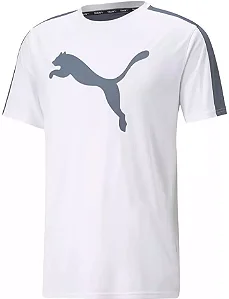 CAMISETA PUMA TRAIN FIT LOGO TEE BRANCA MASCULINA