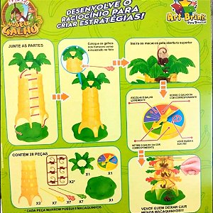 Kit Jogos Pula Macaco + Pinguim Numa Fria Jogo De Tabuleiro