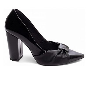 Sapato Scarpin Verniz Preto