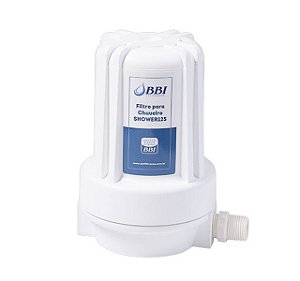 Filtro Agua Chuveiro Bbi Shower Branco Carvão Remove Cloro