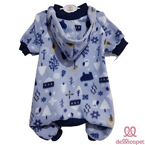 Macacão Inverno Azul