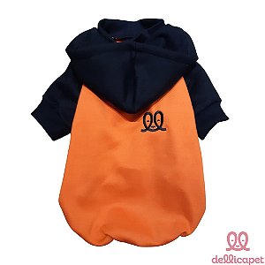 Moletom Laranja com Preto