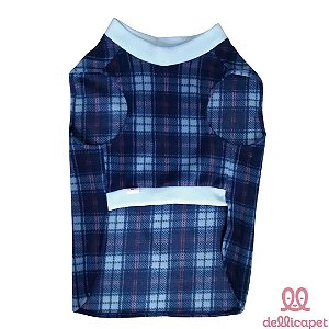 Roupa Microsoft Xadrez Azul Marinho