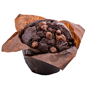 MUFFIN SABOR CHOCOLATE COM GOTAS 80G MELHOR BOCADO