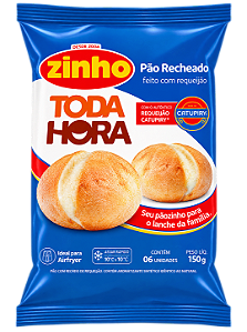 PÃO RECHEADO ZINHO TODA HORA COM REQUEIJÃO 150G