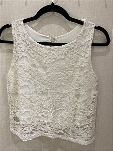 Cropped de Renda