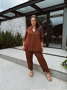 Calça Fiorela Marrom