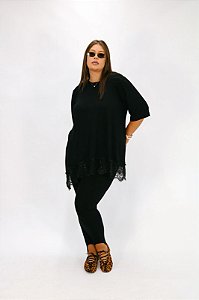 Legging Leti Fusô Preta