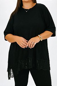 Blusa Leti Preta - PRÉ-VENDA