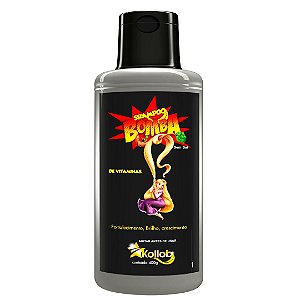 Shampoo Bomba de Vitaminas Crescimento Capilar Crescimento de 4 a 8 cm por mês.