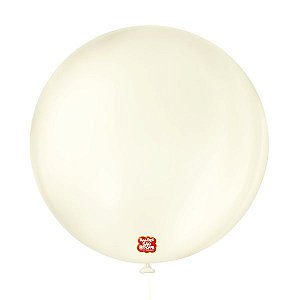 BALÃO LISO REDONDO - SÃO ROQUE Nº 05 - CANDY COLORS - AMARELO - Pacote com 25 unidades