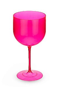 TAÇA GIN ACRÍLICA - ROSA NEON - 500 ml - 1 unidade