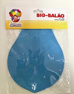 BIG BALAO  (FAT BALL) - AZUL CLARO - ART-LATEX  Nº 250 - 1 unidade