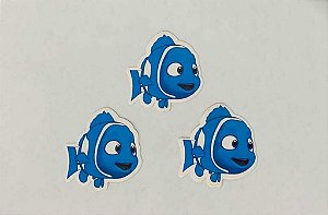 APLIQUE PARA LEMBRANCINHAS - PEIXINHO - Pacote com 20 unidades