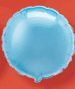 BALÃO METALIZADO BOLA  AZUL CLARO - SÃO ROQUE - 9" 22 CM - 1 UNIDADE