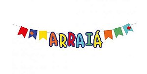 FAIXA DECORATIVA  - ARRAIÁ - 1 unidade