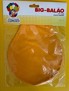 BIG BALAO  (FAT BALL) - AMARELO OURO - ART-LATEX  Nº 250 - 1 unidade
