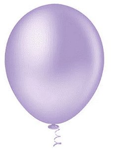 BALÃO REDONDO LISO- ART-LATEX Nº 09-  LILÁS - Pacote com 50 unidades