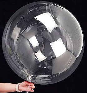 BALÃO BUBBLE TRANSPARENTE 36" (91 cm) - 1 unidade