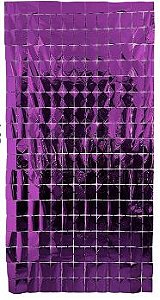 CORTINA METALIZADA SHIMMER WALL - ROXA - 1 unidade
