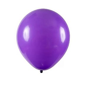 BALÃO LISO - ART-LATEX Nº16 - ROXO - Pacote com 12 unidades