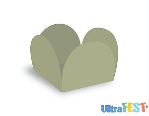 FORMINHA PARA DOCES CAIXETA 35mm - OLIVA - Pacote com 50 unidades