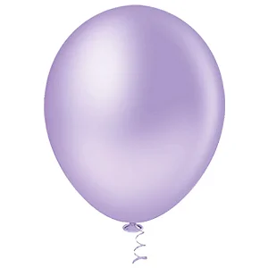 BALÃO LISO REDONDO - PIC PIC Nº 05 - LILÁS - Pacote com 50 unidades