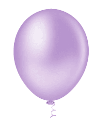 BALÃO LISO REDONDO - PIC PIC Nº 16 - MALVA - Pacote com 12 unidades